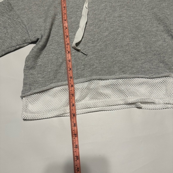 CLOTH. BY RD WOMENS CROPPED STYLE HOODIE SWEATER SIZE S/P/P GRAY COLOR - Picture 10 of 13